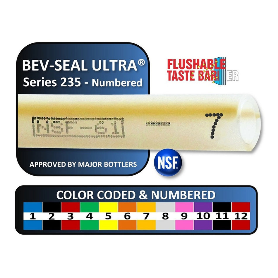 Bev-Seal Ultra #235 3/8inId X 1/2inOd #7