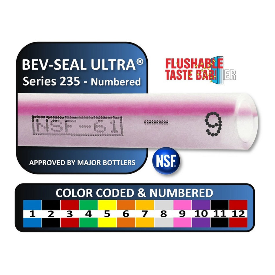 Bev-Seal Ultra #235 3/8inId X 1/2inOd #9