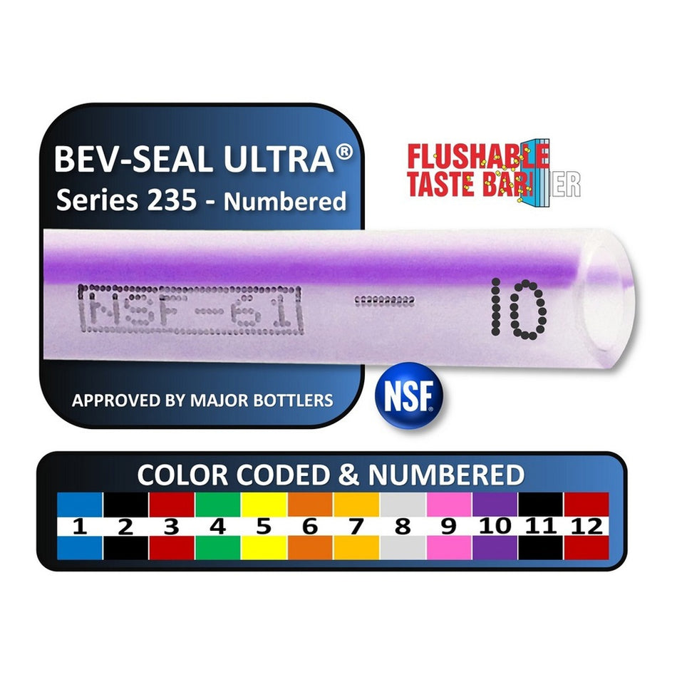 Bev-Seal Ultra #235 3/8inId X 1/2inOd #10