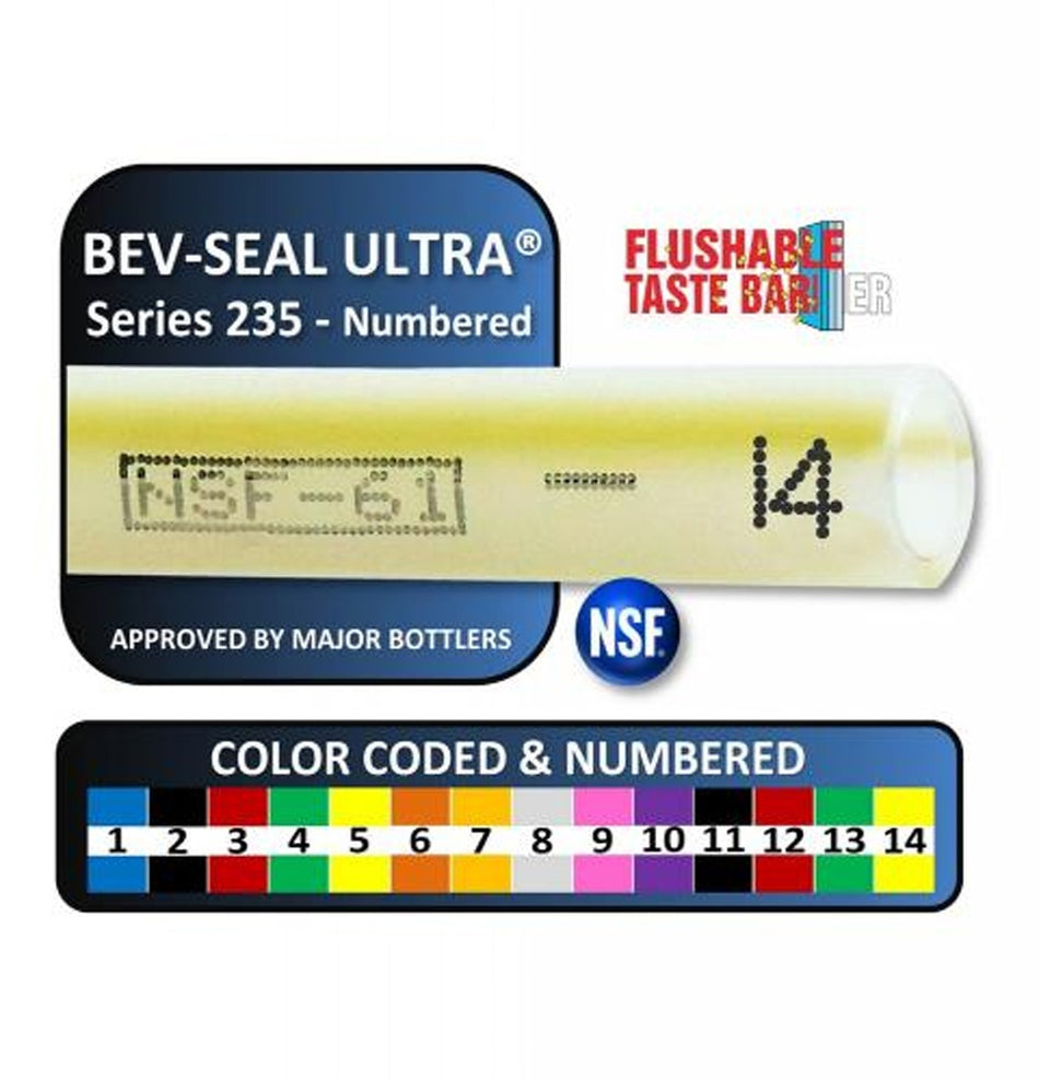 Bev-Seal Ultra #235 3/8inId X 1/2inOd #14