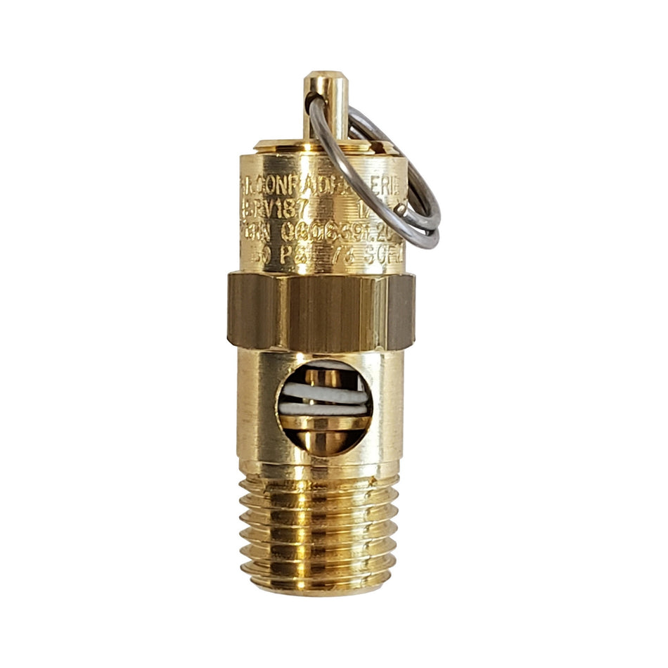 Relief Valve-150 Psi 1/4inMpt Brass