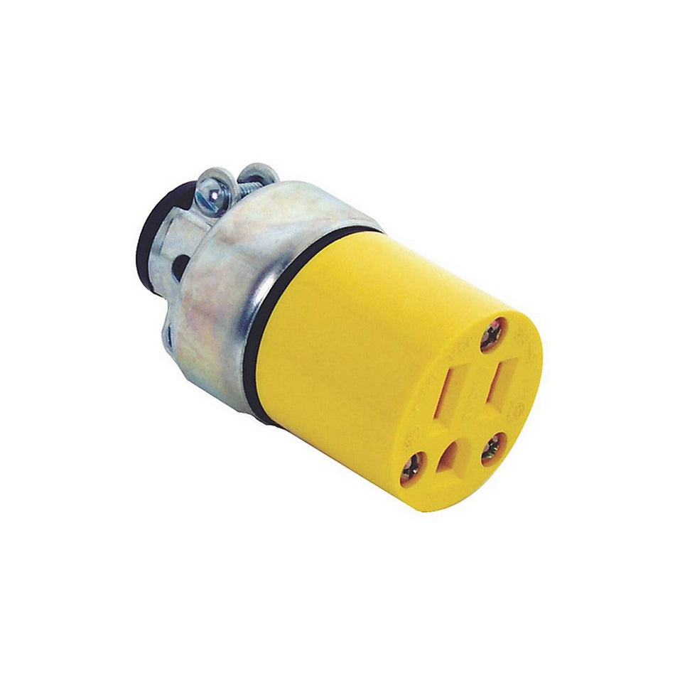 Female Heavy-Duty Receptacle 15-Amp 3-Wire 125V