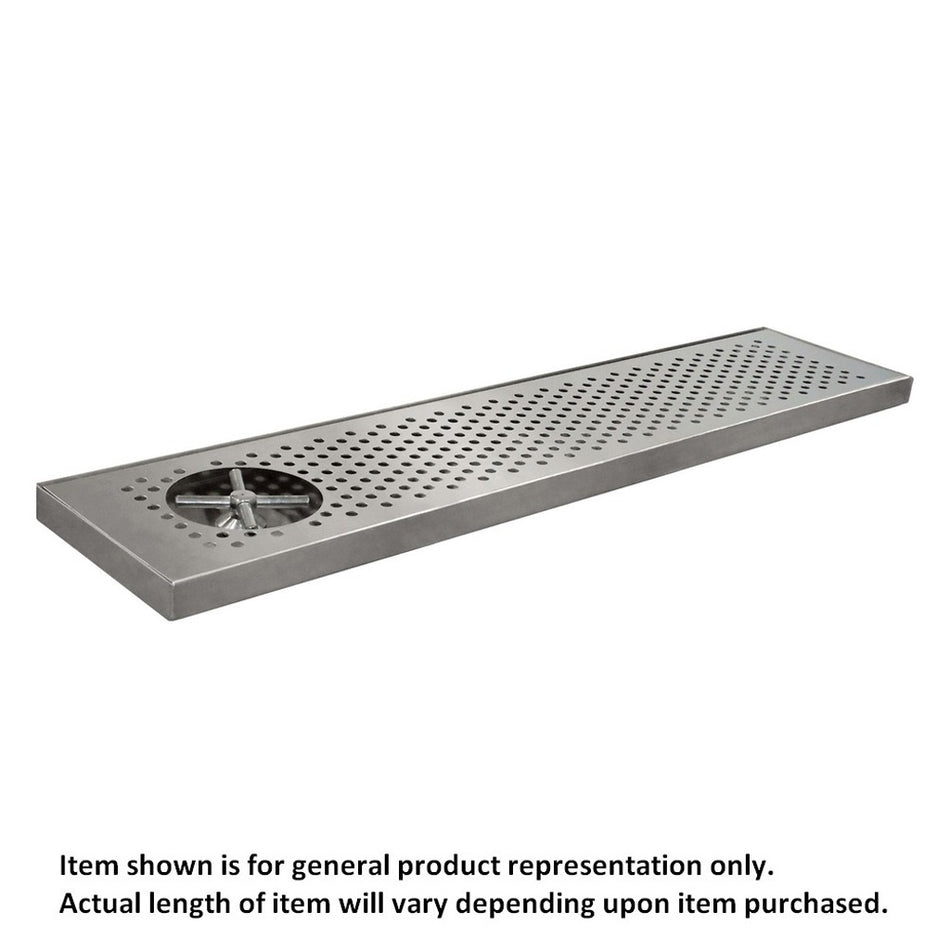 C-M Drain-W/Side Rinser & Tube 8inW X 36inL