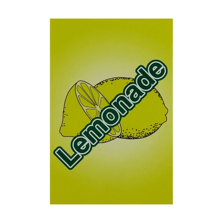 Sf1/Uf1 Valve Label-Front Lemonade