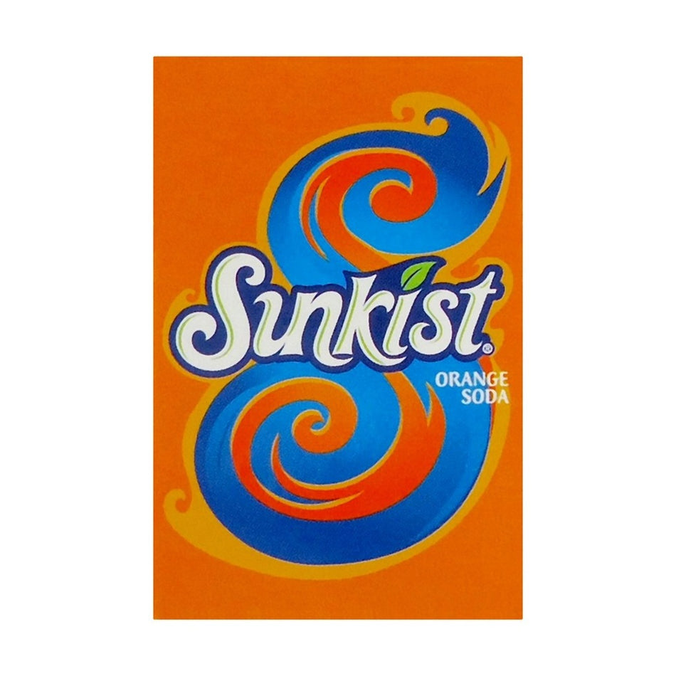 Sf1/Uf1 Valve Label-Front Sunkist Orange