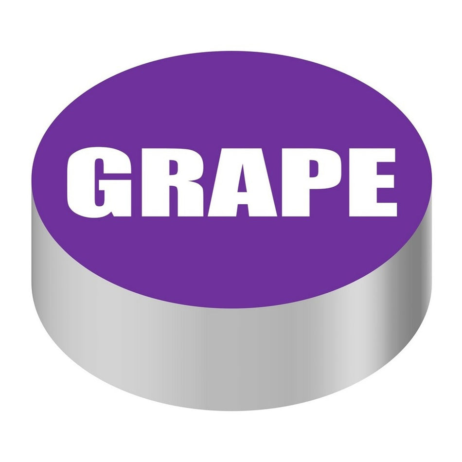 Id Cap-Round Purple/White Grape