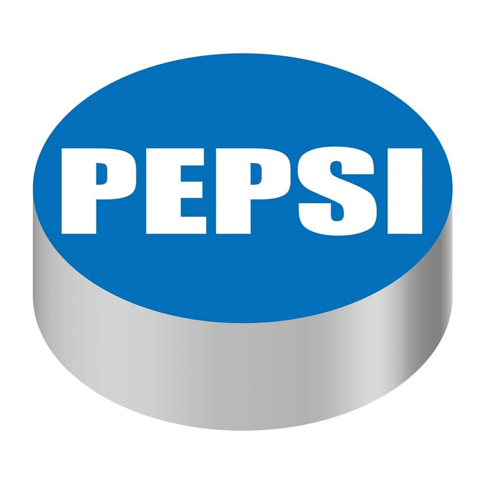 Id Cap-Round Blue/White Pepsi