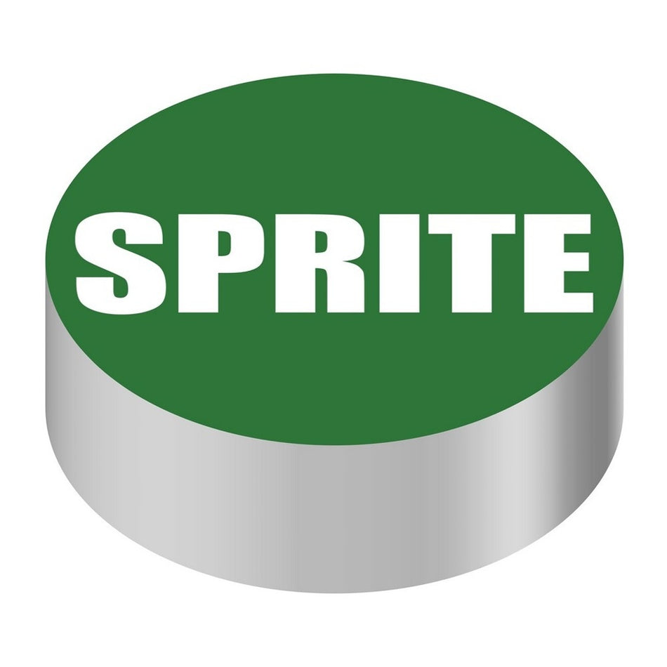 Id Cap-Round Green/White Sprite