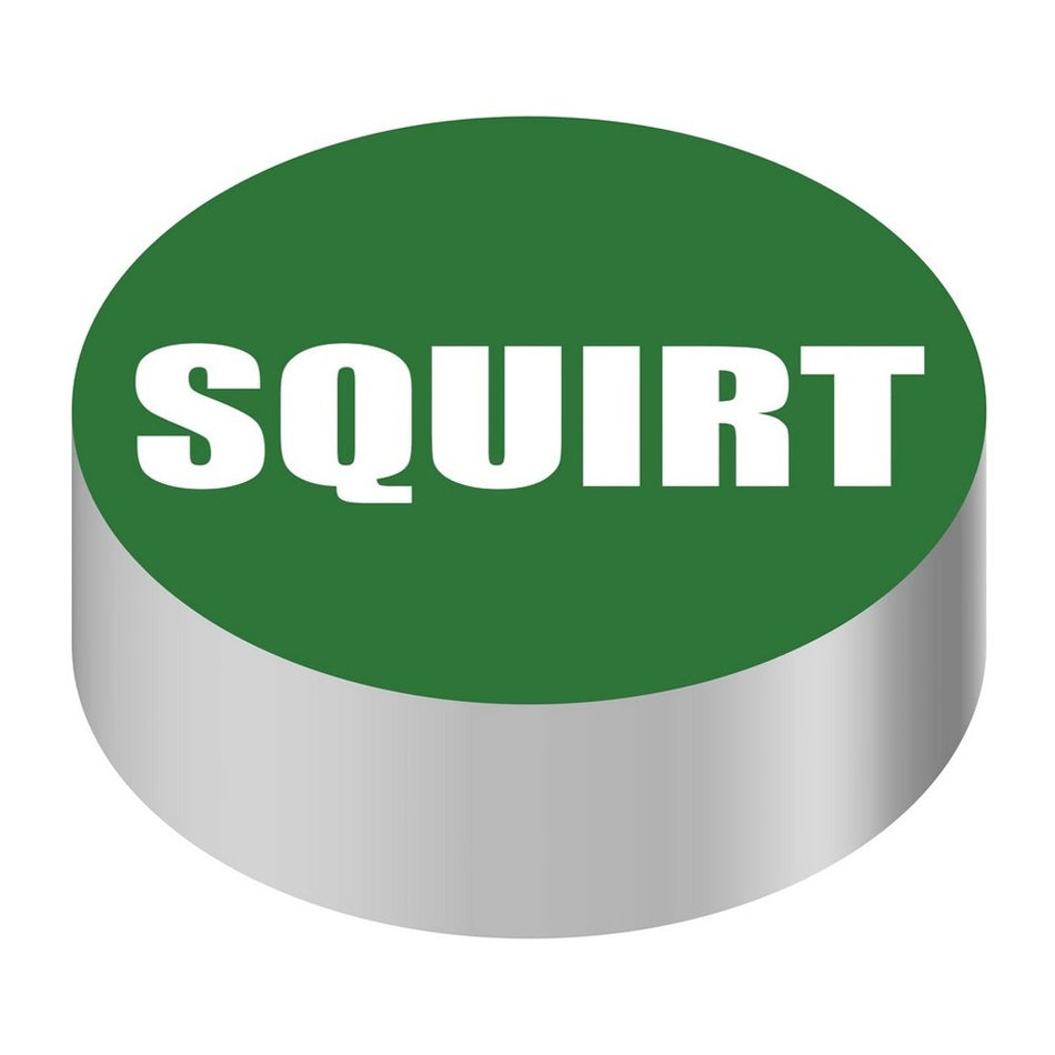 Id Cap-Round Green/White Squirt