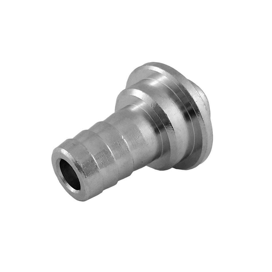 Gas Nipple-W/Check Valve Insert 5/16inB Chrome