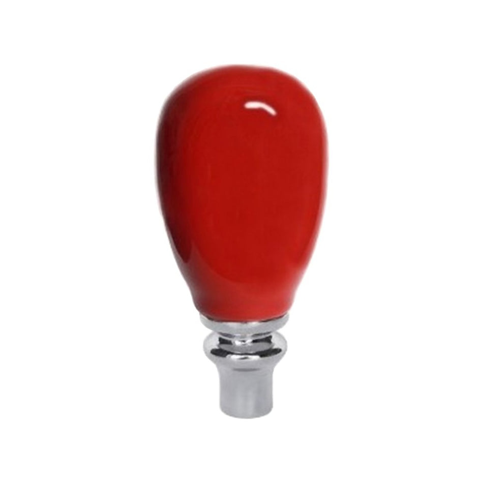 Ceramic Handle-Model A5 Red-W/Chrome Trim