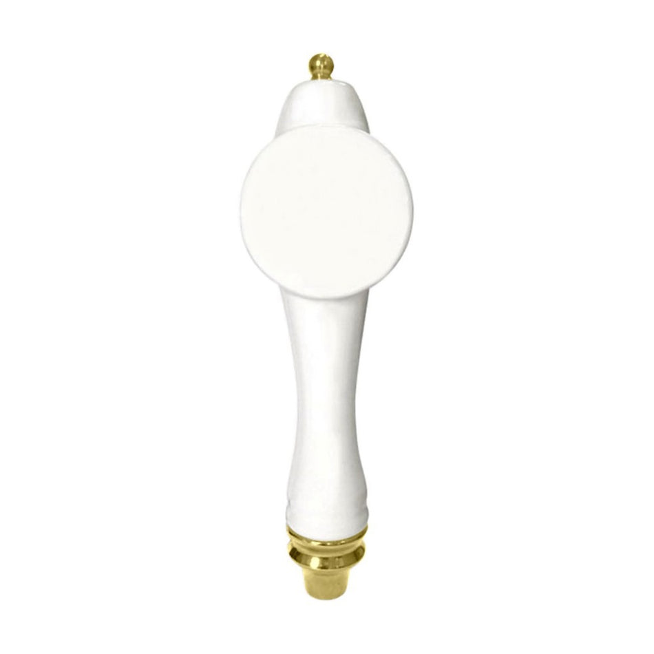 Ceramic Handle-Model A57 White-W/Gold Trim