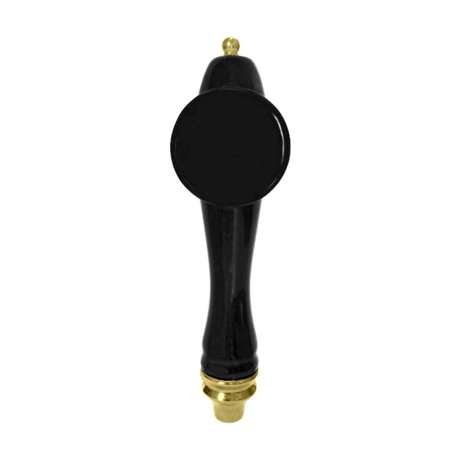 Ceramic Handle-Model A57 Black-W/Gold Trim