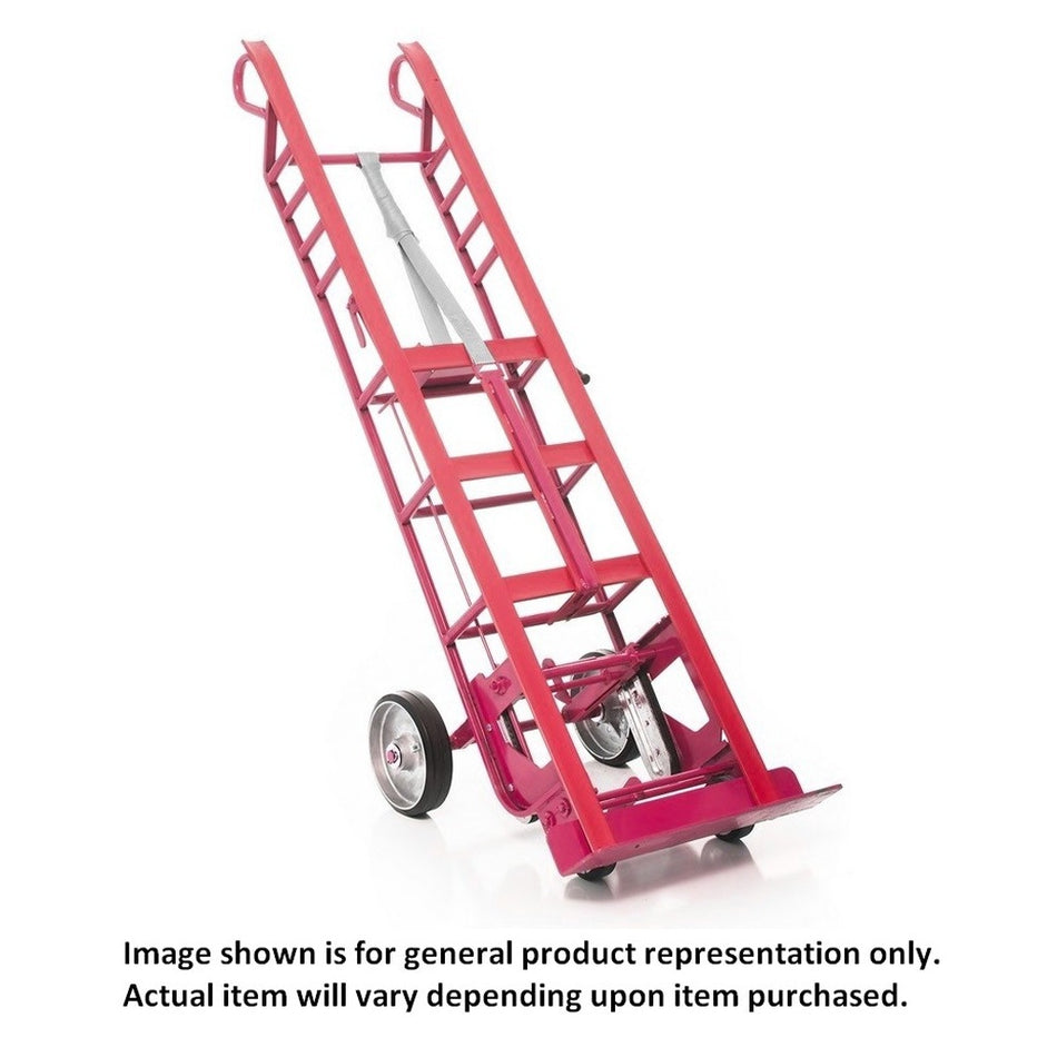 Brawny Brute+Sb Hand Truck - 72-inch Tall with 4-inch Toe, Red