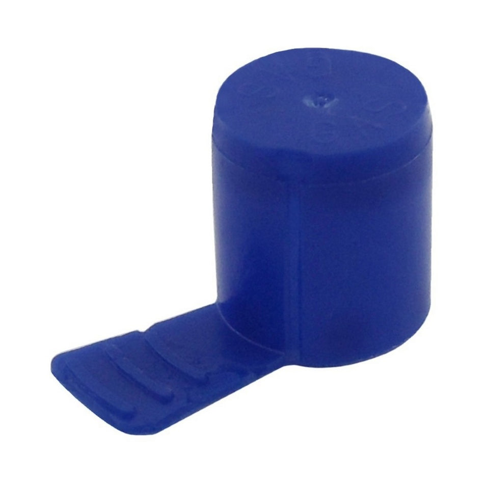 Tank Plug Cap-Tamper Evident Ball-Lock Blue-Gas