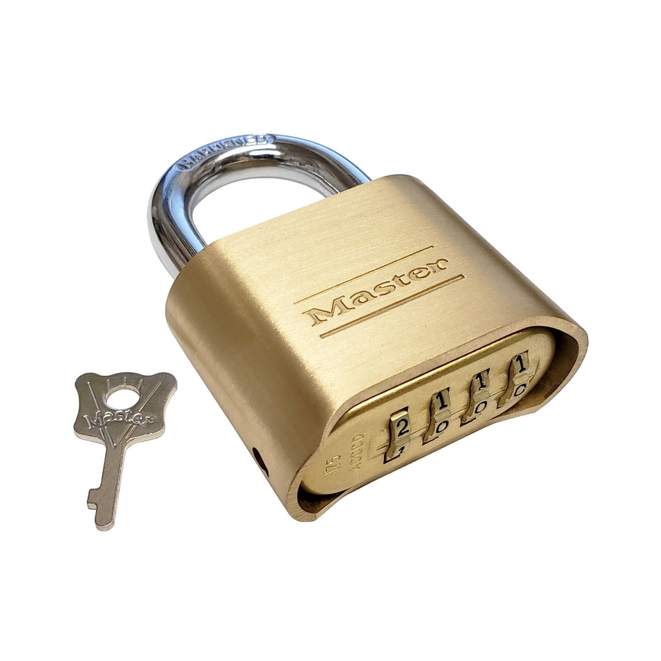 Combination Lock-W/Key Resetable Mstr Lock