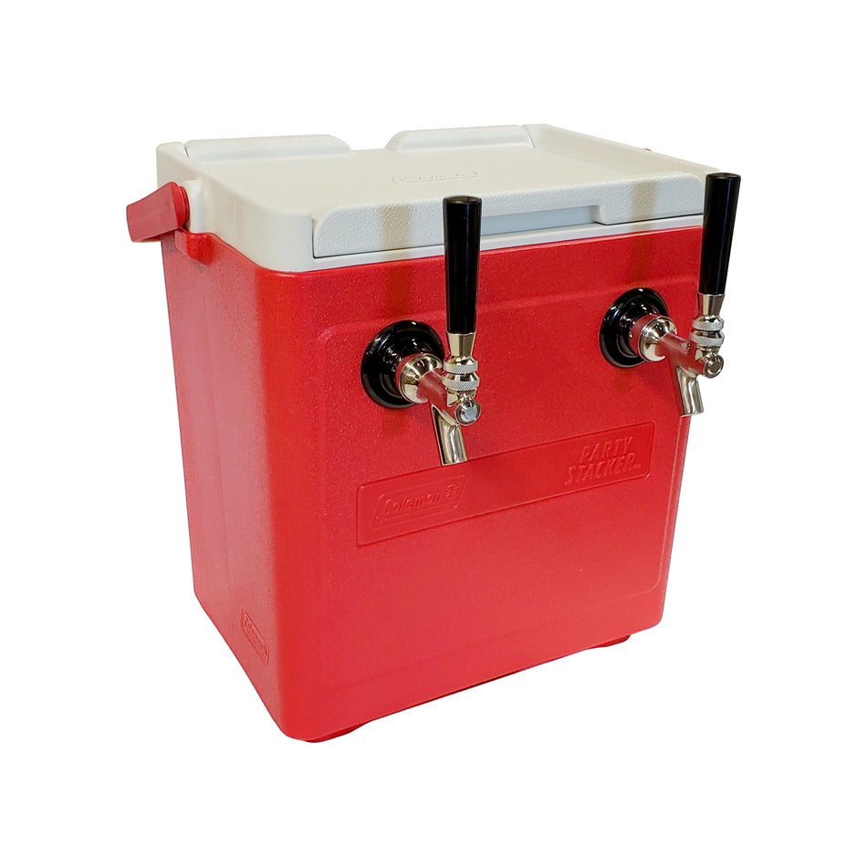 50' Coil Dispenser 2-Fct 18-Qt- Red 304 S/S