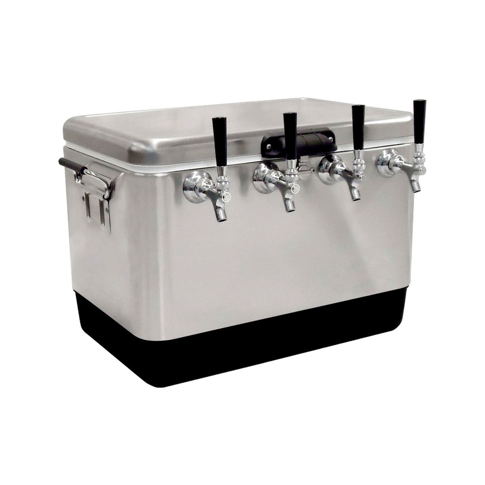 4-Tap Cold Plate Dispenser - 54-Quart Stainless Steel 304