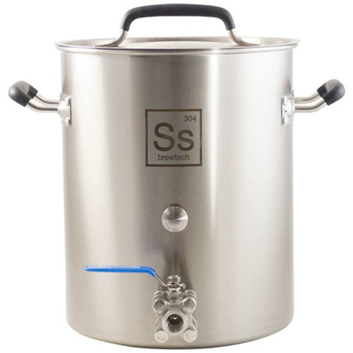 Ss Brewtech 5.5 Gallon Stainless Steel Homebrewing Brew Kettle with 1/2" 3-Piece Ball Valve