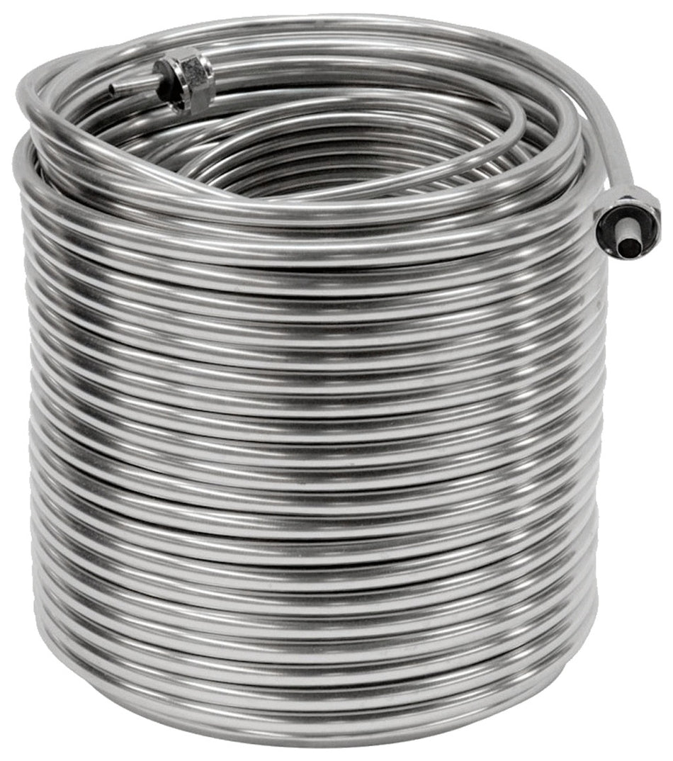 Coil W/Fittings-304 S/S 9-5in-Dia- 120'L - Left