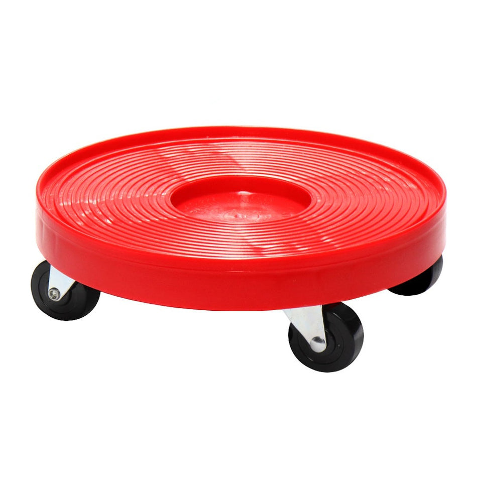 Small Keg Dolly 12in-Dia Red Devault