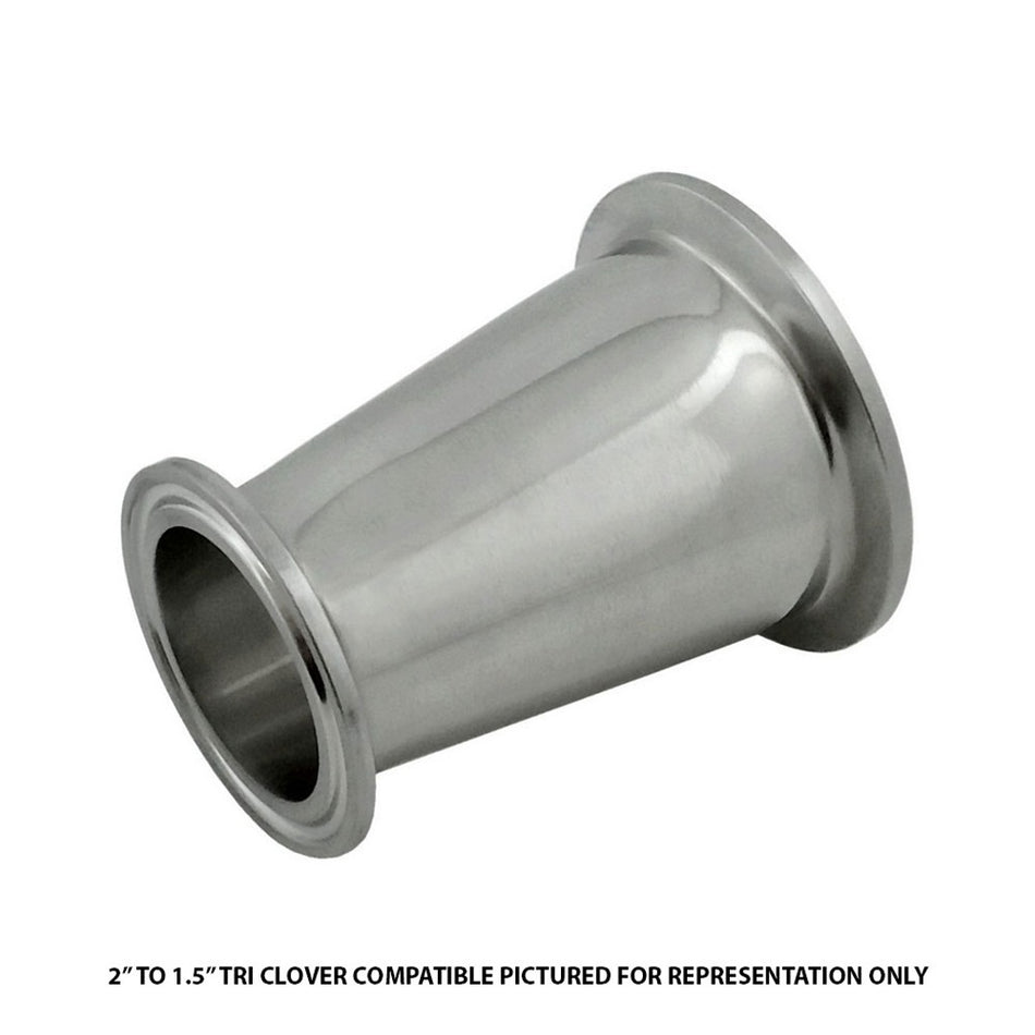 Concentric Reducer-Tri Clvr Comp 1inCap X -5inCap