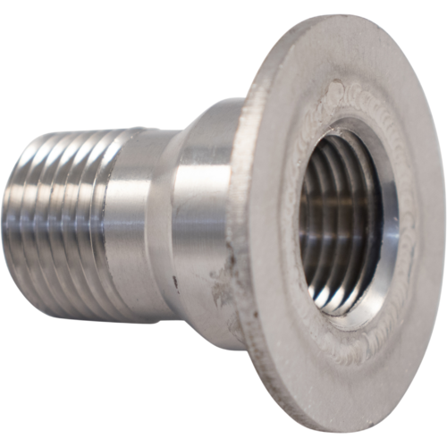 Stainless 1/2 in. Coupling for Speidel Plastic Fermenters (3626133553232)