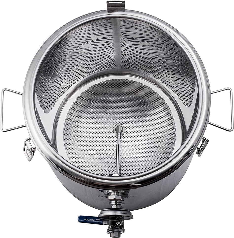 ThermoBarrel Stainless Steel Mash Tun, Fully Insulated